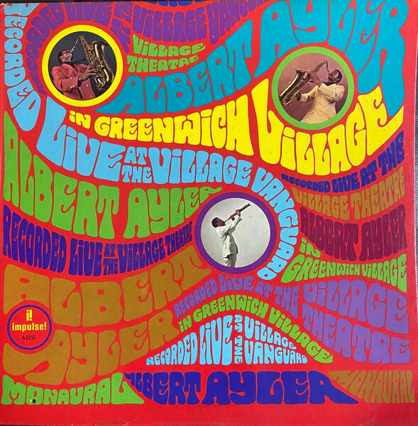 Cover of vinyl record IN GREENWICH VILLAGE by artist AYLER, ALBERT