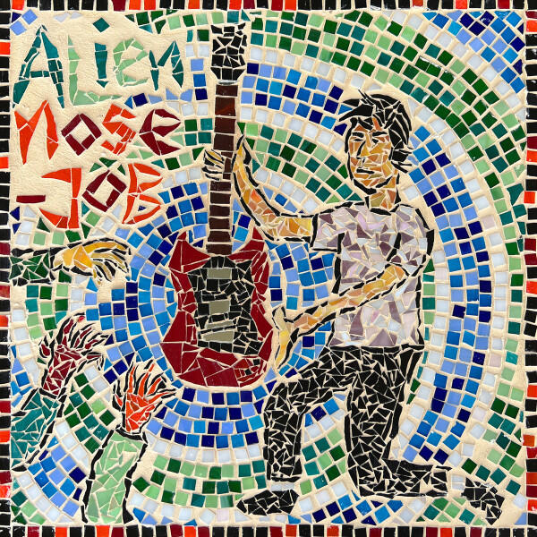 Cover of vinyl record STAINED GLASS by artist ALIEN NOSEJOB