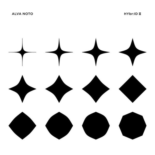 Cover of vinyl record Hybr:ID II by artist ALVA NOTO