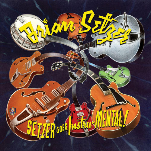Cover of vinyl record SETZER GOES INSTRU-MENTAL by artist SETZER, BRIAN