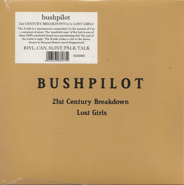Cover of vinyl record 21ST CENTURY BREAKDOWN / LOST GIRLS by artist BUSHPILOT