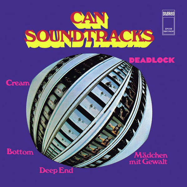 Cover of vinyl record SOUNDTRACKS - (PURPLE VINYL) by artist CAN