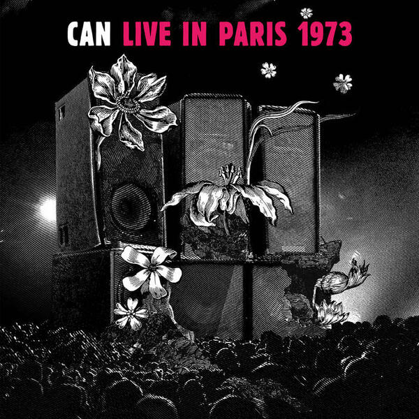 Cover of vinyl record LIVE IN PARIS 1973 by artist CAN