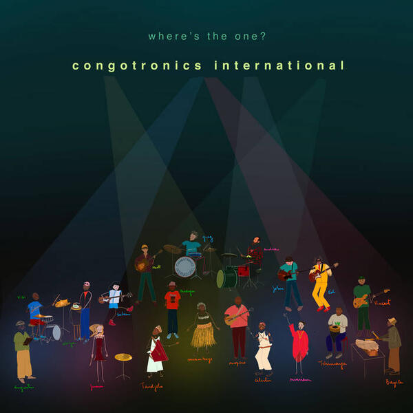 Cover of vinyl record WHERE'S THE ONE ? by artist CONGOTRONICS INTERNATIONAL