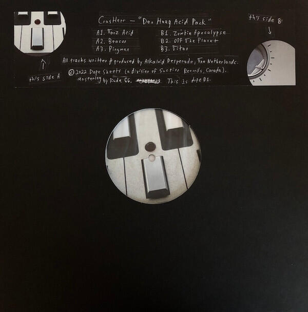 Cover of vinyl record Den Haag Acid Pack by artist CRUSHERR