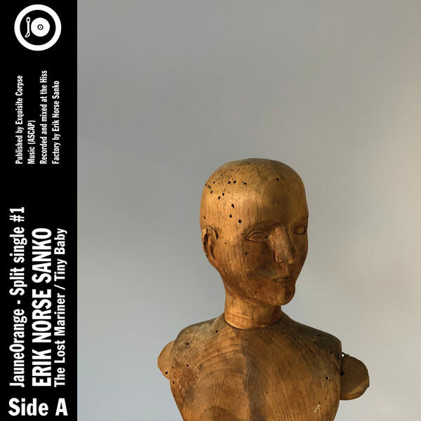 Cover of vinyl record SPLIT SINGLE #1 by artist ERIK NORSE SANKO / PHIL MAGGI
