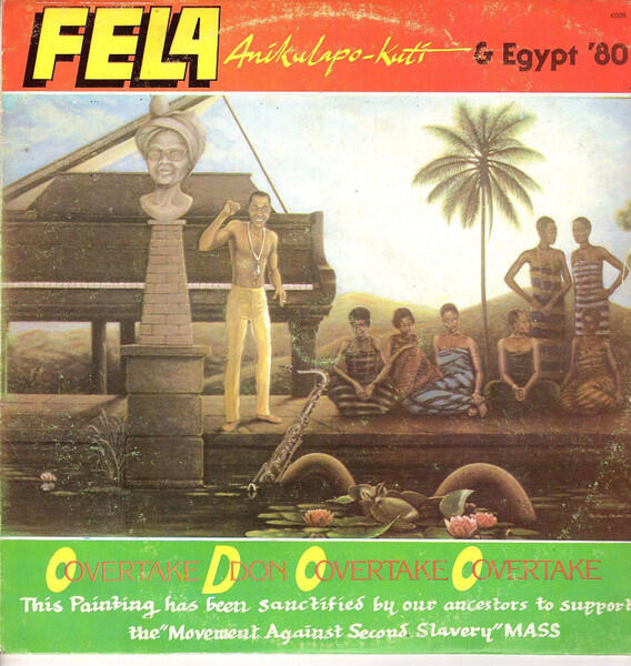 Cover of vinyl record O.D.O.O. (OVERTAKE DON OVERTAKE OVERTAKE) by artist KUTI, FELA