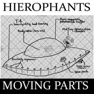 Cover of vinyl record MOVING PARTS by artist HIEROPHANTS