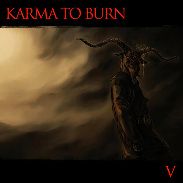 Cover of vinyl record V by artist KARMA TO BURN