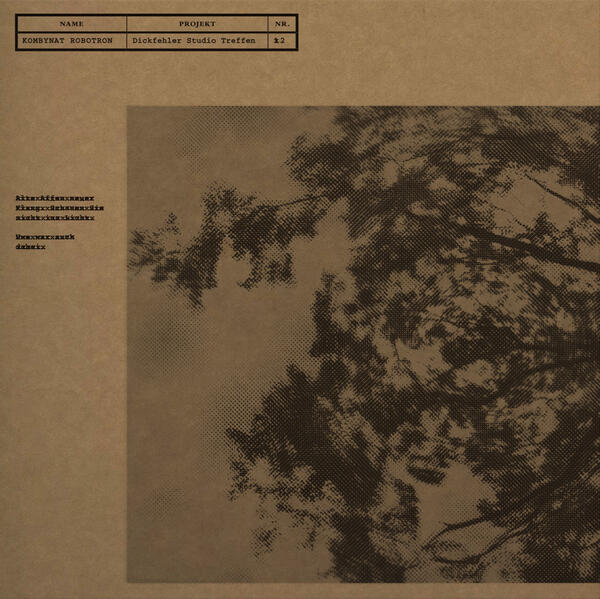 Cover of vinyl record DICKFEHLER STUDIO TREFFEN  2 by artist KOMBYNAT ROBOTRON