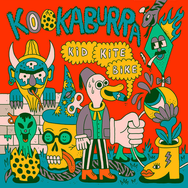 Cover of vinyl record KID KITE BIKE by artist KOOKABURRA