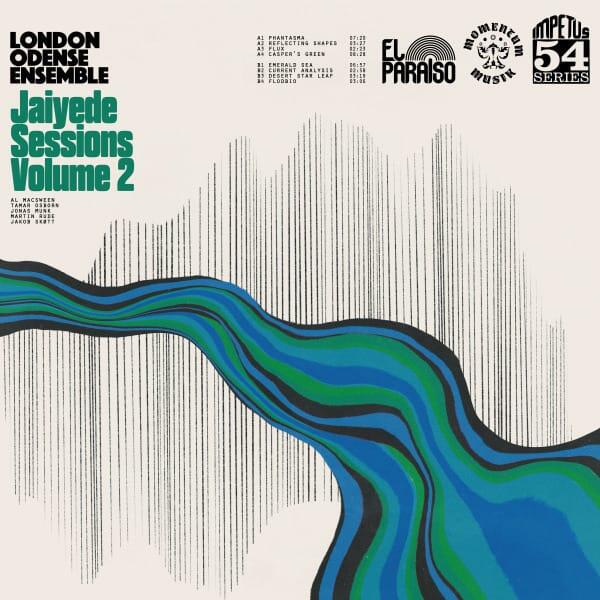 Cover of vinyl record JAIYEDE SESSIONS VOLUME 2 by artist LONDON ODENSE ENSEMBLE