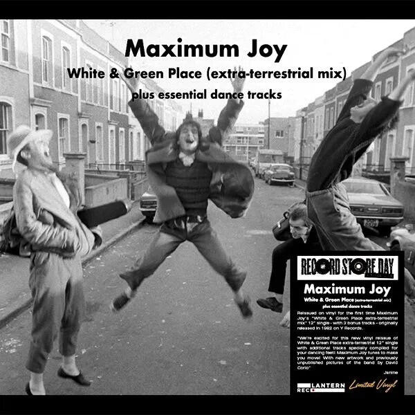 Cover of vinyl record White & Green Place by artist MAXIMUM JOY