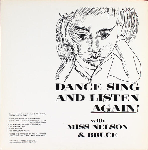 Cover of vinyl record DANCE SING AND LISTEN AGAIN! by artist MISS NELSON & BRUCE HAACK