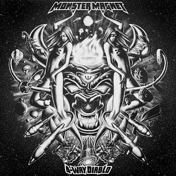Cover of vinyl record 4-WAY DIABLO by artist MONSTER MAGNET