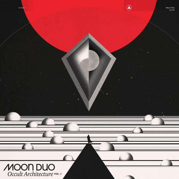 Cover of vinyl record OCCULT ARCHITECTURE - VOL. 1 - (SILVER VINYL) by artist MOON DUO