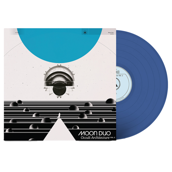 Cover of vinyl record OCCULT ARCHITECTURE - VOL. 2 - (BLUE VINYL) by artist MOON DUO