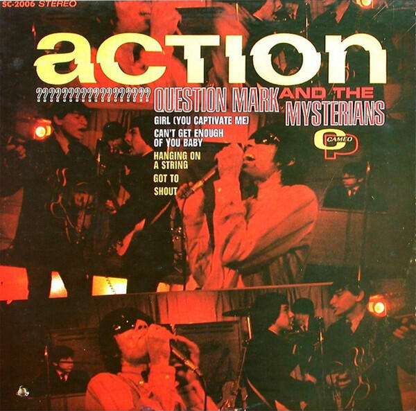 Cover of vinyl record ACTION by artist QUESTION MARK & THE MYSTERIANS