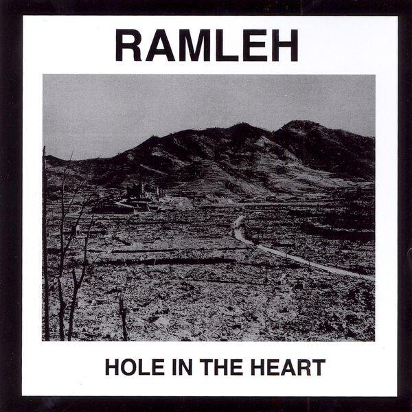 Cover of vinyl record HOLE IN THE HEART - (LIMITED EDITION BLACK 1 WHITE VINYL) by artist RAMLEH