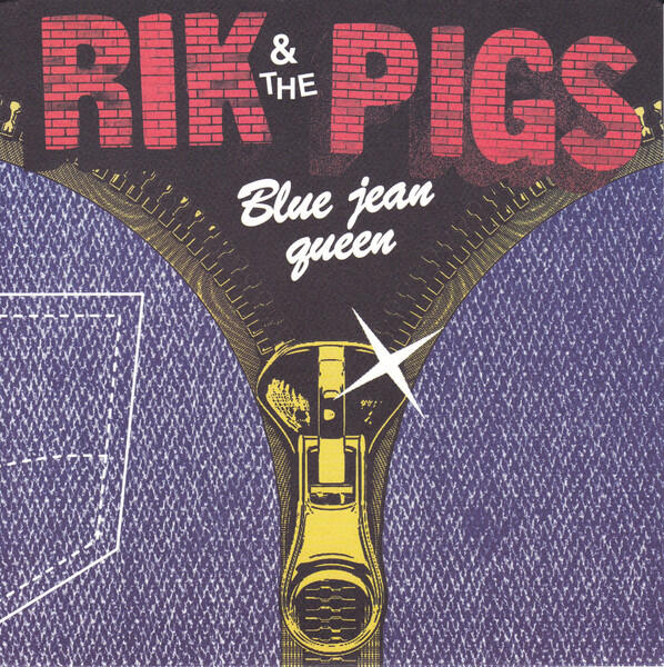 Cover of vinyl record BLUE JEAN QUEEN  by artist RIK AND THE PIGS