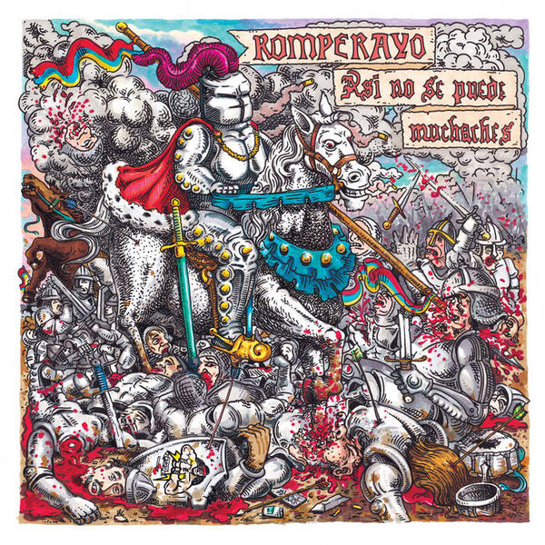 Cover of vinyl record Asi No Se Puede Muchaches by artist ROMPERAYO