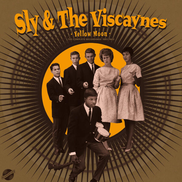 Cover of vinyl record YELLOW MOON: The Complete Recordings 1961-1962 by artist SLY & THE VISCAYNES