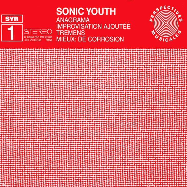 Cover of vinyl record ANAGRAMA by artist SONIC YOUTH