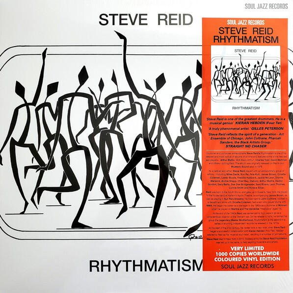Cover of vinyl record RHYTHMATISM - (COLOURED VINYL) by artist REID, STEVE