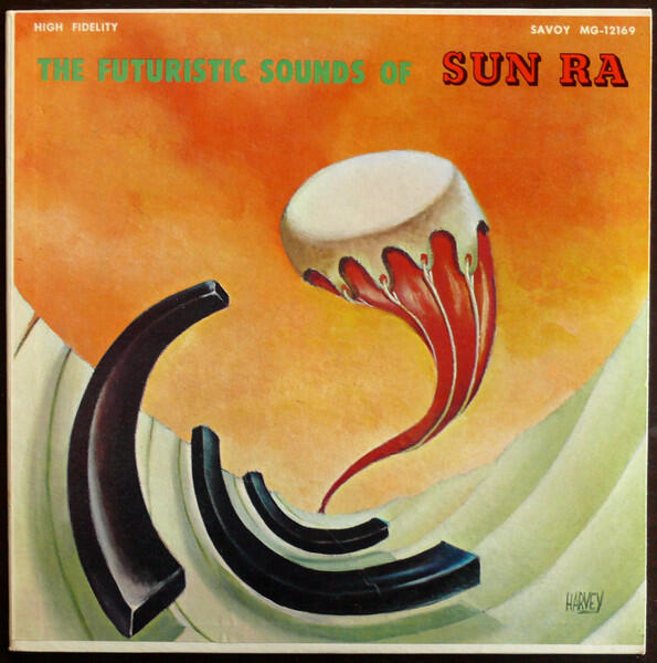 Cover of vinyl record THE FUTURISTIC SOUINDS OF by artist SUN RA