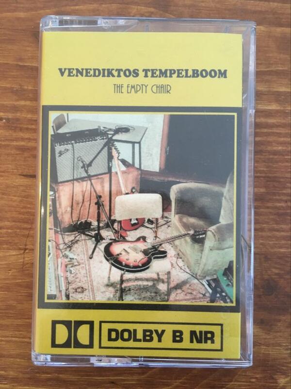Cover of vinyl record THE EMPTY CHAIR by artist VENEDIKTOS TEMPELBOOM