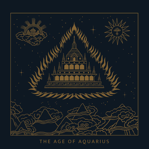 Cover of vinyl record THE AGE OF AQUARIUS by artist YIN YIN