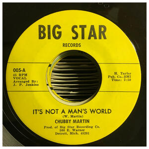 Cover of vinyl record IT'S NOT A MAN'S WORLD by artist 