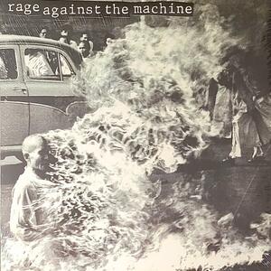 Cover of vinyl record RAGE AGAINST THE MACHINE by artist 
