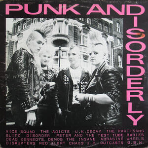 Cover of vinyl record PUNK AND DISORDERLY I by artist 